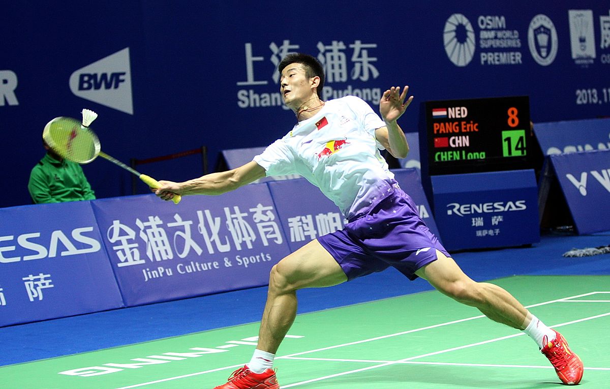 法国羽毛球队强势中国羽毛球队，谌龙高光表现的简单介绍